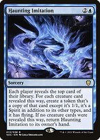 Matte Finish Crimson Vow Commander Haunting Imitation ( #13 )