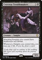 Matte Finish Crimson Vow Commander Crossway Troublemakers ( #17 )