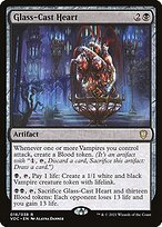 Matte Finish Crimson Vow Commander Glass-Cast Heart ( #18 )