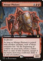 Matte Finish Crimson Vow Commander Mirage Phalanx ( #73 )