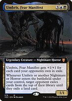 Matte Finish Crimson Vow Commander Umbris, Fear Manifest ( #76 )