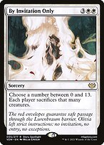 Glossy Finish Innistrad: Crimson Vow By Invitation Only ( #5 )