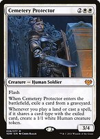 Glossy Finish Innistrad: Crimson Vow Cemetery Protector ( #6 )