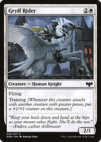 Glossy Finish Innistrad: Crimson Vow Gryff Rider ( #15 )