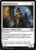 Glossy Finish Innistrad: Crimson Vow Ollenbock Escort ( #27 )