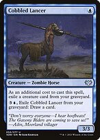 Glossy Finish Innistrad: Crimson Vow Cobbled Lancer ( #52 )