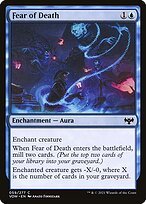 Glossy Finish Innistrad: Crimson Vow Fear of Death ( #59 )