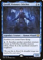 Glossy Finish Innistrad: Crimson Vow Geralf, Visionary Stitcher ( #61 )
