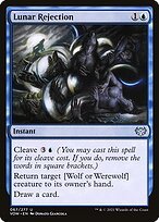 Glossy Finish Innistrad: Crimson Vow Lunar Rejection ( #67 )