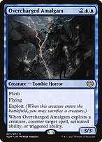 Glossy Finish Innistrad: Crimson Vow Overcharged Amalgam ( #71 )