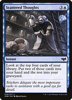 Glossy Finish Innistrad: Crimson Vow Scattered Thoughts ( #74 )
