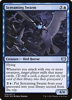 Glossy Finish Innistrad: Crimson Vow Screaming Swarm ( #75 )