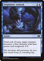 Glossy Finish Innistrad: Crimson Vow Serpentine Ambush ( #77 )