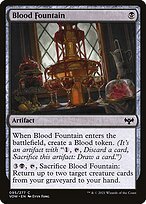Glossy Finish Innistrad: Crimson Vow Blood Fountain ( #95 )