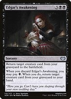 Glossy Finish Innistrad: Crimson Vow Edgar's Awakening ( #110 )