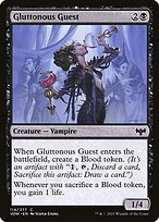 Glossy Finish Innistrad: Crimson Vow Gluttonous Guest ( #114 )