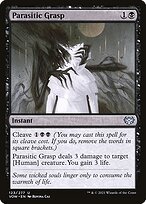 Glossy Finish Innistrad: Crimson Vow Parasitic Grasp ( #123 )