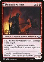 Glossy Finish Innistrad: Crimson Vow Ballista Watcher // Ballista Wielder ( #143 )