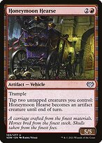 Glossy Finish Innistrad: Crimson Vow Honeymoon Hearse ( #160 )
