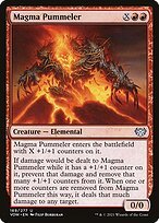 Glossy Finish Innistrad: Crimson Vow Magma Pummeler ( #169 )