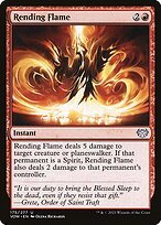 Glossy Finish Innistrad: Crimson Vow Rending Flame ( #175 )