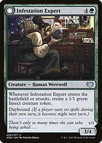 Glossy Finish Innistrad: Crimson Vow Infestation Expert // Infested Werewolf ( #206 )