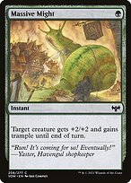 Glossy Finish Innistrad: Crimson Vow Massive Might ( #208 )
