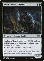 Glossy Finish Innistrad: Crimson Vow Reclusive Taxidermist ( #214 )