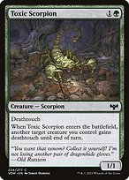 Glossy Finish Innistrad: Crimson Vow Toxic Scorpion ( #224 )