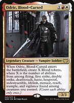 Glossy Finish Innistrad: Crimson Vow Odric, Blood-Cursed ( #243 )