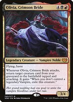 Glossy Finish Innistrad: Crimson Vow Olivia, Crimson Bride ( #245 )