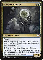 Glossy Finish Innistrad: Crimson Vow Vilespawn Spider ( #250 )