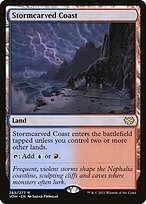 Glossy Finish Innistrad: Crimson Vow Stormcarved Coast ( #265 )