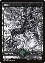 Glossy Finish Innistrad: Crimson Vow Forest ( #276 )