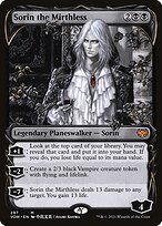 Glossy Finish Innistrad: Crimson Vow Sorin the Mirthless ( #297 )