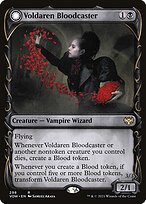 Glossy Finish Innistrad: Crimson Vow Voldaren Bloodcaster // Bloodbat Summoner ( #298 )