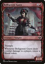 Glossy Finish Innistrad: Crimson Vow Belligerent Guest ( #301 )