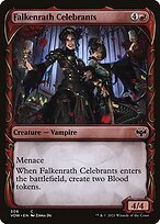 Glossy Finish Innistrad: Crimson Vow Falkenrath Celebrants ( #306 )