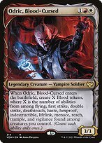 Glossy Finish Innistrad: Crimson Vow Odric, Blood-Cursed ( #314 )