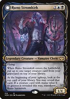 Glossy Finish Innistrad: Crimson Vow Runo Stromkirk // Krothuss, Lord of the Deep ( #316 )