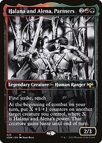 Glossy Finish Innistrad: Crimson Vow Halana and Alena, Partners ( #325 )