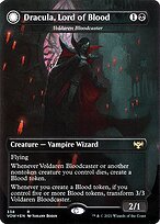 Glossy Finish Innistrad: Crimson Vow Voldaren Bloodcaster // Bloodbat Summoner ( #338 )