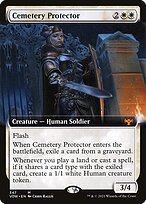 Glossy Finish Innistrad: Crimson Vow Cemetery Protector ( #347 )
