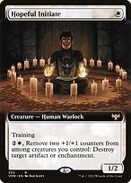 Glossy Finish Innistrad: Crimson Vow Hopeful Initiate ( #350 )