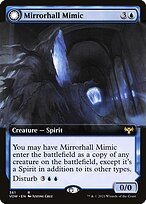Glossy Finish Innistrad: Crimson Vow Mirrorhall Mimic // Ghastly Mimicry ( #361 )