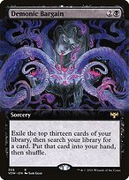 Glossy Finish Innistrad: Crimson Vow Demonic Bargain ( #368 )
