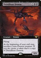 Glossy Finish Innistrad: Crimson Vow Dreadfeast Demon ( #369 )