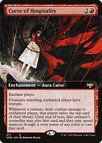 Glossy Finish Innistrad: Crimson Vow Curse of Hospitality ( #377 )