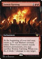 Glossy Finish Innistrad: Crimson Vow Stensia Uprising ( #381 )