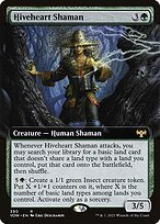 Glossy Finish Innistrad: Crimson Vow Hiveheart Shaman ( #390 )